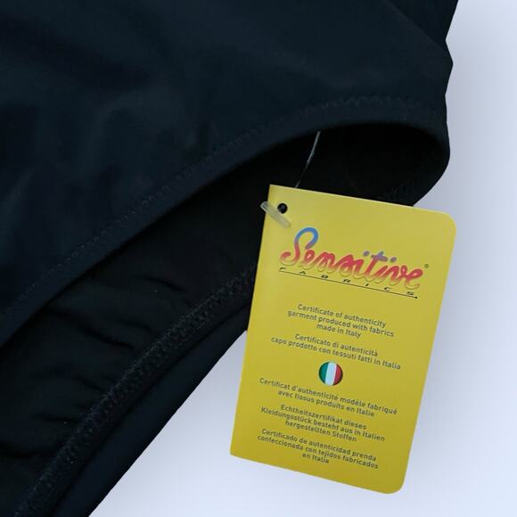 GOTTEX Profile Swimsuit Sz 10 NWT Black Blue Green Zip Formation 1 Pc Beach NEW - Picture 9 of 11